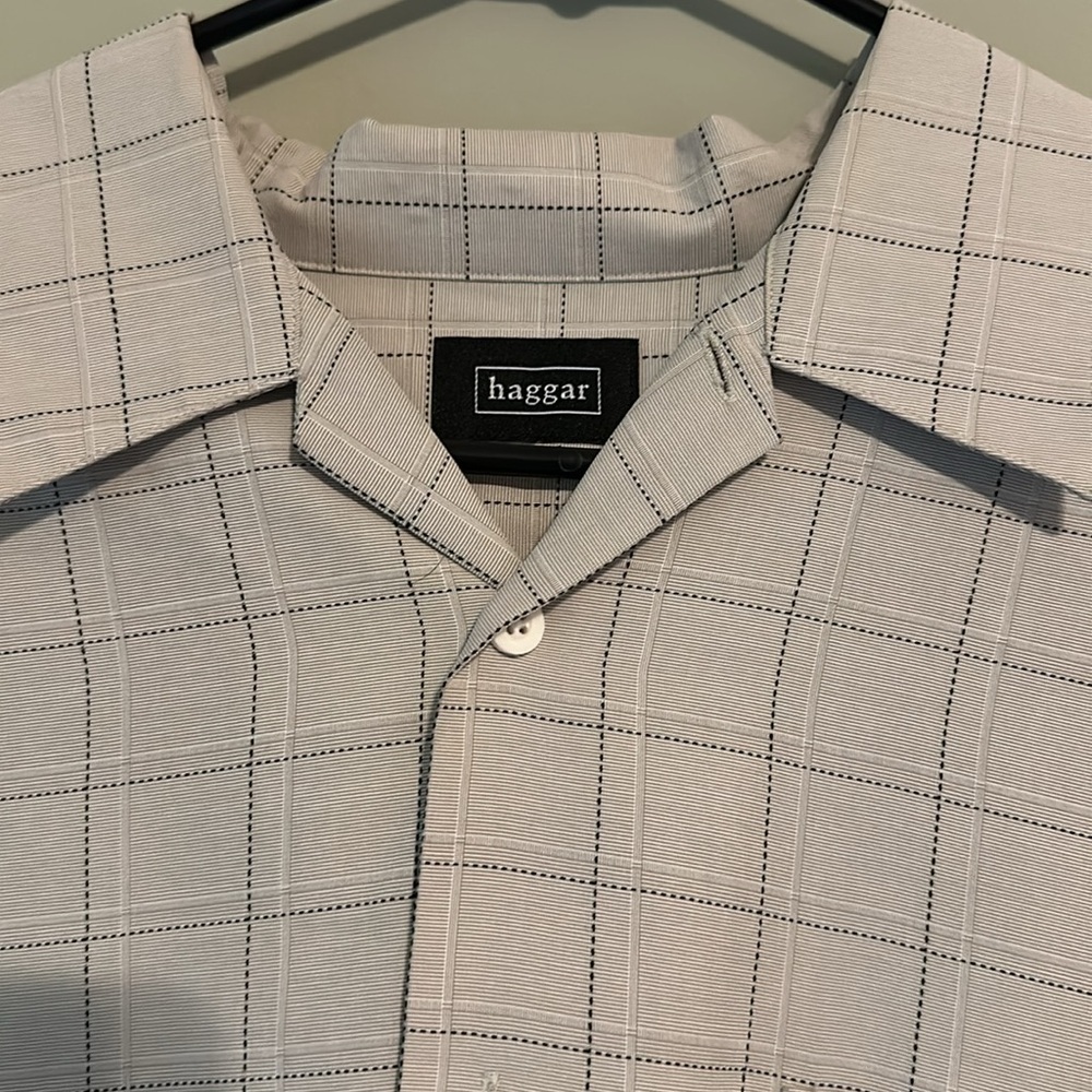 Men’s Haggar button down shirt L - Picture 3 of 6